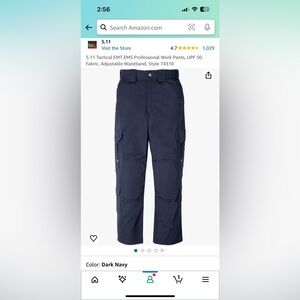 Pair of 38x32 pants (navy blue) EMT pants